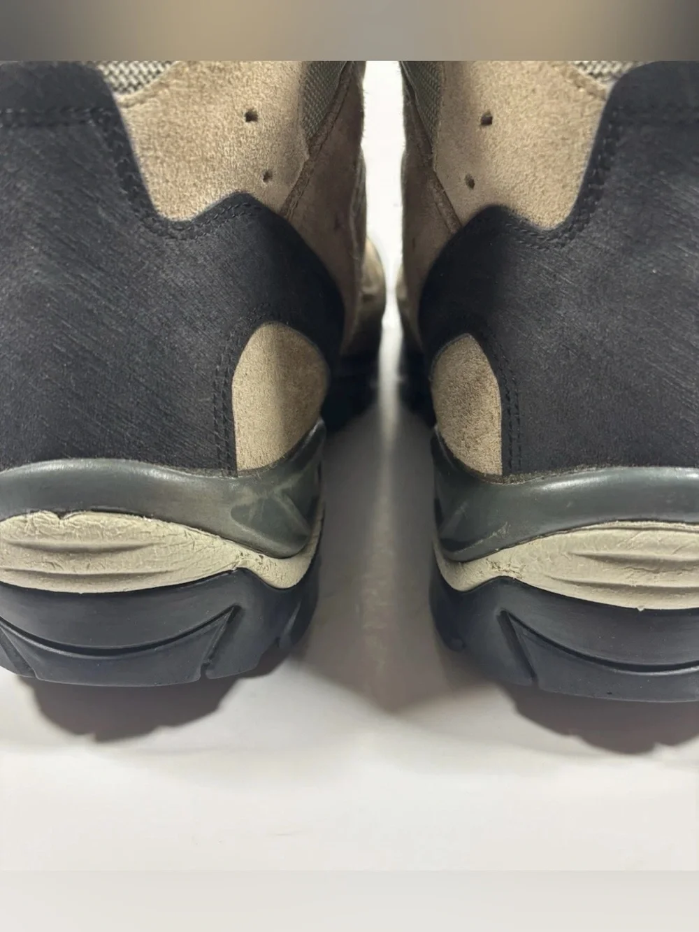 Scarpa ZG GTX Gore-Tex Vibram Hiking Boots Mens 11 Taupe Leather Backpacking